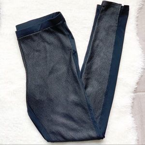 Leith Vegan Leather Front Textured Leggings